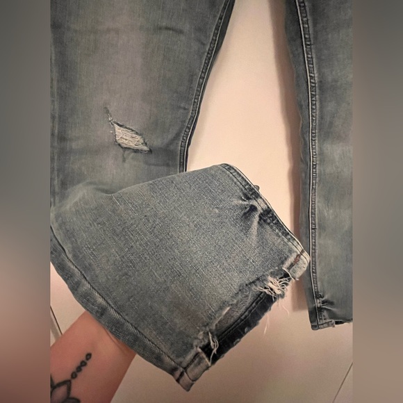 EUC Silver jeans skinny cropped frayed hem ladies sen, 33W 26L - Picture 4 of 5